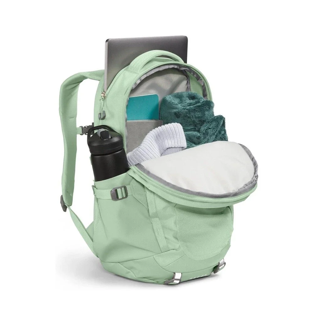 The North Face Womens Recon Laptop Backpack Misty Sage Dark Heather/Meld Grey